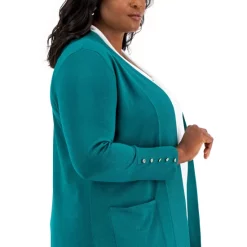 Wholesale 🥰 JM Collection Plus Size Button-Sleeve Flyaway Cardigan Sweater, Created For Macy's Neo Natural 🧨 -Style & Co Sales unnamed file 1002