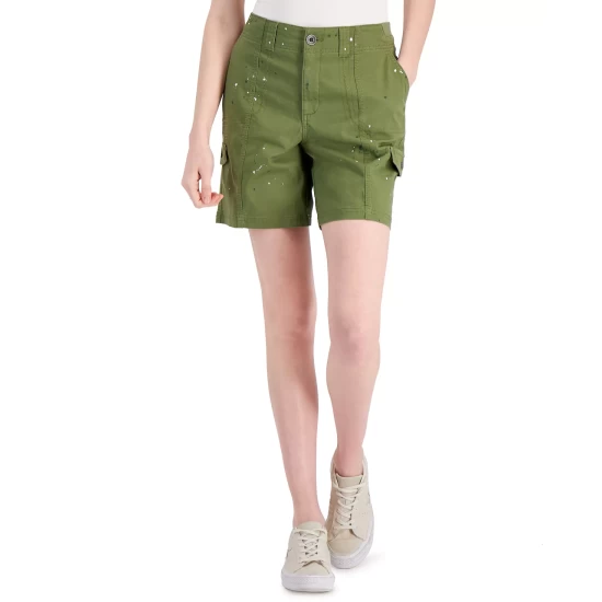 Best deal π₯ Style & Co π© Women's Printed Cargo Shorts, Created For Macy's Splatter Grass β¨ 4 Best deal π₯ Style & Co π© Women's Printed Cargo Shorts, Created For Macy's Splatter Grass β¨ - Image 2