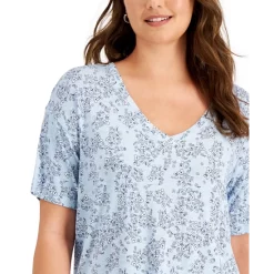 Best deal 😍 Style & Co 👩 Women's Drop-Shoulder Floral-Print T-Shirt, Created For Macy's Yellow Fancy ❤️ -Style & Co Sales unnamed file 1056