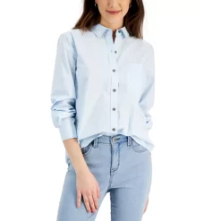 Deals 😍 Style & Co Petite Striped Scoopneck T-Shirt, Created For Macy's Fire Corefeeder ⭐ -Style & Co Sales unnamed file 1104