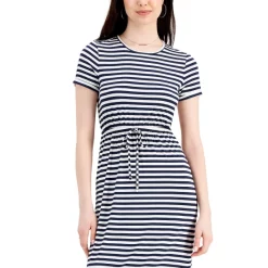 Budget 😍 Style & Co 👩 Women's Tie-Dyed Sleeveless Maxi 👗 Dress, Created For Macy's Blue Socket 🌟