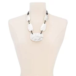Outlet 🌟 Style & Co Statement Necklace, 21 + 3 Extender, Created For Macy's Silver 😀 -Style & Co Sales unnamed file 1179