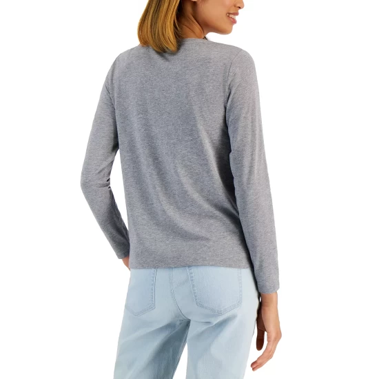 Coupon β¨ Style & Co Petite Classic Solid Long Sleeve T-Shirt, Created For Macy's New Pale Sage π 12 Coupon β¨ Style & Co Petite Classic Solid Long Sleeve T-Shirt, Created For Macy's New Pale Sage π - Image 10