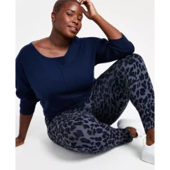 Brand new ⭐ Style & Co Plus Size Animal Print High Rise Leggings, Created For Macy's Classic Animal 🎁 -Style & Co Sales unnamed file 1407