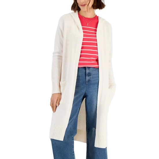 Cheap β¨ Style & Co π© Women's Hooded Cardigan, Created For Macy's Ember Grey Hthr π 8 Cheap β¨ Style & Co π© Women's Hooded Cardigan, Created For Macy's Ember Grey Hthr π - Image 6