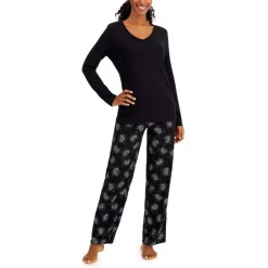 Flash Sale 🎉 Charter Club Cotton Pajama Set, Created For Macy's Tiny Buff Check 😀 -Style & Co Sales unnamed file 1538