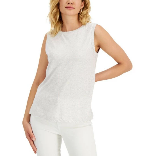 Flash Sale β Style & Co π© Women's Heathered Sleeveless Top, Created For Macy's Indigo Sea Heather βοΈ 3 Flash Sale β Style & Co π© Women's Heathered Sleeveless Top, Created For Macy's Indigo Sea Heather βοΈ