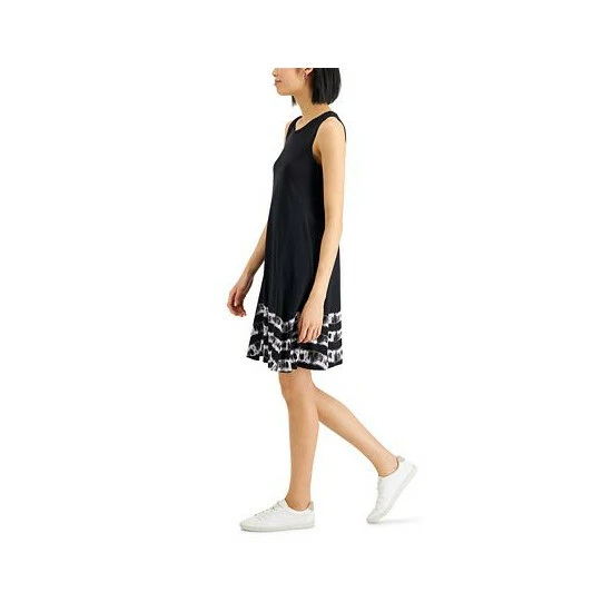 New β Style & Co Printed Knit Tank π Dress, Created For Macy's Black Stripe β€οΈ 5 New β Style & Co Printed Knit Tank π Dress, Created For Macy's Black Stripe β€οΈ - Image 3