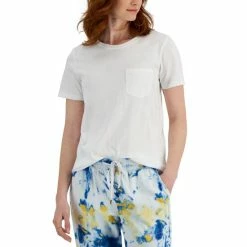 Coupon π Style & Co Petite Cotton T-Shirt, Created For Macy's Bright White π
