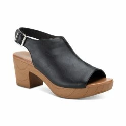 Outlet 🔥 Style & Co 👩 Women's Amaraa Slingback Clog 🩴 Sandals, Created For Macy's Cognac 😍