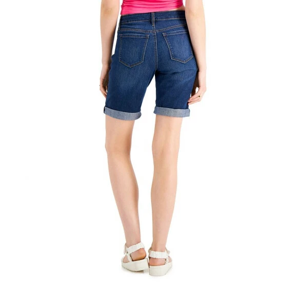 Cheapest π Style & Co Petite Mid Rise Roll Cuff Denim Bermuda Shorts, Created For Macy's Amarillo 𧨠4 Cheapest π Style & Co Petite Mid Rise Roll Cuff Denim Bermuda Shorts, Created For Macy's Amarillo 𧨠- Image 2