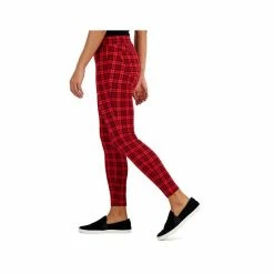 Coupon 😀 Style & Co Petite Plaid Ponté-Knit Pull-On Pants, Created For Macy's Fire ⌛ -Style & Co Sales unnamed file 1720