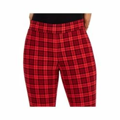 Coupon 😀 Style & Co Petite Plaid Ponté-Knit Pull-On Pants, Created For Macy's Fire ⌛ -Style & Co Sales unnamed file 1722