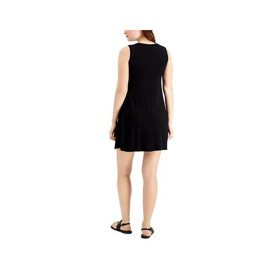 Best Sale π Style & Co Petite Sleeveless Mini π Dress, Created For Macy's Deep Black 𧨠4 Best Sale π Style & Co Petite Sleeveless Mini π Dress, Created For Macy's Deep Black 𧨠- Image 2