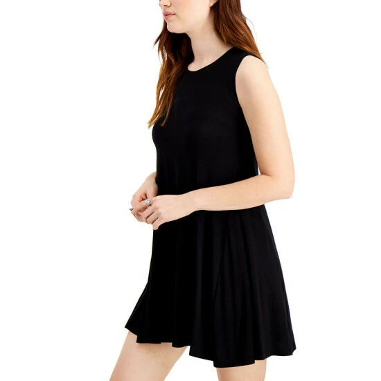 Best Sale π Style & Co Petite Sleeveless Mini π Dress, Created For Macy's Deep Black 𧨠6 Best Sale π Style & Co Petite Sleeveless Mini π Dress, Created For Macy's Deep Black 𧨠- Image 4