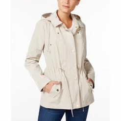 New β€οΈ Charter Club Water-Resistant Hooded Anorak Jacket, Created For Macy's Ravishing Red π―