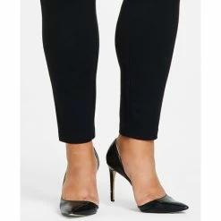 Best Sale ⌛ INC International Concepts Plus Size Skinny Pull-On Ponte Pants, Created For Macy's Deep Black 😉 -Style & Co Sales unnamed file 1841