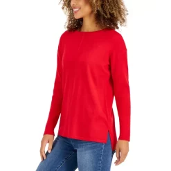 Flash Sale 🔔 Style & Co 👩 Women's Seam-Front Tunic Sweater, Created For Macy's New Pale Sage 🔥 -Style & Co Sales unnamed file 27