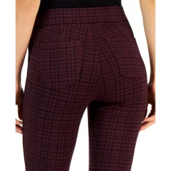 Best reviews of 💯 Style & Co 👩 Women's Plaid Ponté-Knit Pants, Created For Macy's Black Plaid 🔥 -Style & Co Sales unnamed file 332