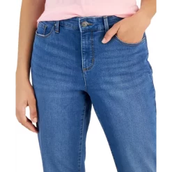 Hot Sale 🔥 Charter Club 👩 Women's Lexington Tummy Control Straight-Leg 👖 Jeans, Created For Macy's Ravishing Red ❤️ -Style & Co Sales unnamed file 362