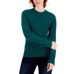 Deals 😀 Style & Co 👩 Women's Puff-Sleeve Crewneck Sweater, Created For Macy's Eggnog 🧨 -Style & Co Sales unnamed file 378