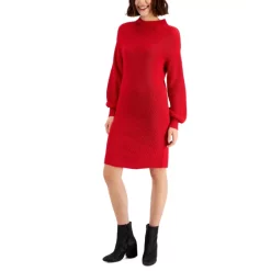 Discount 👍 Style & Co 👩 Women's Mock-Turtleneck Sweater 👗 Dress, Created For Macy's Industrial Blue ⭐ -Style & Co Sales unnamed file 398