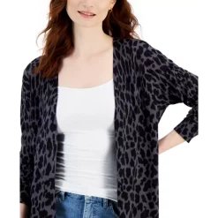 Flash Sale 👏 Style & Co 👩 Women's Embroidered Split-Neckline Top, Created For Macy's Denim Blue 💯