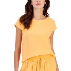 New ✔️ Style & Co 👩 Women's Tree-Print Holiday Sweatshirt, Created For Macy's Spirited Pine ⌛ -Style & Co Sales unnamed file 416