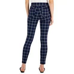 Brand new ⭐ Style & Co 👩 Women's Plaid Ponte Pull-On Pants, Created For Macy's Industrial Blue 😀 -Style & Co Sales unnamed file 539