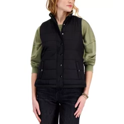 Cheapest π€© Style & Co Puffer Vest, Created For Macy's Deep Black π―