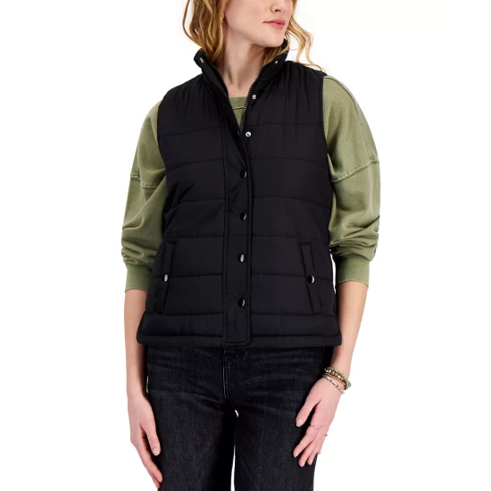 Cheapest π€© Style & Co Puffer Vest, Created For Macy's Deep Black π― 3 Cheapest π€© Style & Co Puffer Vest, Created For Macy's Deep Black π―