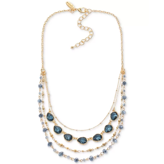 Discount βοΈ Style & Co Gold-Tone Color Stone & Bead Layered Strand Necklace, 17 + 3 Extender, Created For Macy's Black π 4 Discount βοΈ Style & Co Gold-Tone Color Stone & Bead Layered Strand Necklace, 17 + 3 Extender, Created For Macy's Black π - Image 2