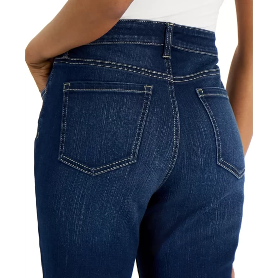 Buy π Style & Co Distressed Girlfriend π Jeans, Created For Macy's Indigo Ski π€© 5 Buy π Style & Co Distressed Girlfriend π Jeans, Created For Macy's Indigo Ski π€© - Image 3