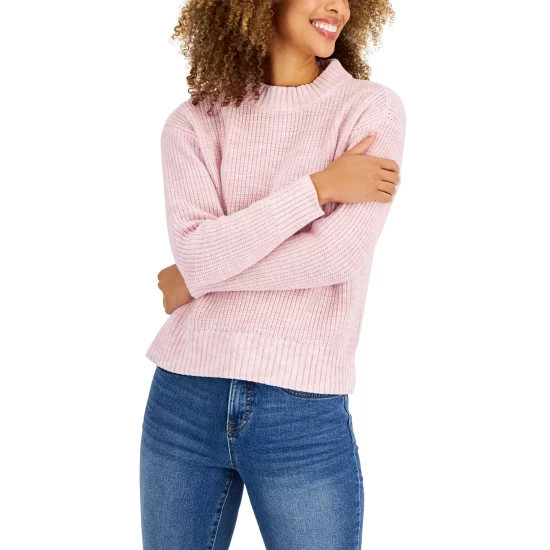 Wholesale π Style & Co Petite Space-Dye Crewneck Pullover Sweater, Created For Macy's Scarlet Crush β¨ 8 Wholesale π Style & Co Petite Space-Dye Crewneck Pullover Sweater, Created For Macy's Scarlet Crush β¨ - Image 6