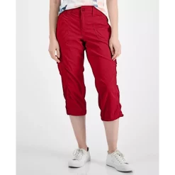 Discount 🛒 Style & Co 👩 Women's Cargo Capri Pants, Created For Macy's Deep Black ⌛ -Style & Co Sales unnamed file 649