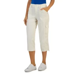 Promo π Style & Co π© Women's Printed Drapey Pocket T-Shirt, Created For Macy's Peach Dye Dots π