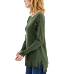 New ⭐ INC International Concepts 👩 Women's Step-Hem Long Sleeve Boatneck Sweater, Created For Macy's Sapphire 🧨 -Style & Co Sales unnamed file 659