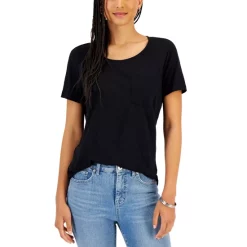 Discount 🛒 Style & Co 👩 Women's Cargo Capri Pants, Created For Macy's Deep Black ⌛