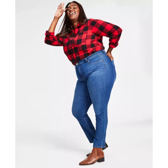 Cheapest 𧨠Style & Co Plus Size High-Rise Straight π Jeans, Created For Macy's Fortress π 10 Cheapest 𧨠Style & Co Plus Size High-Rise Straight π Jeans, Created For Macy's Fortress π - Image 8