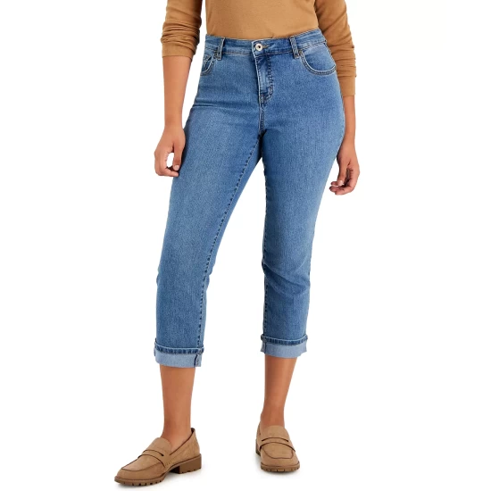Flash Sale 𧨠Style & Co π© Women's Curvy Cuffed Capri π Jeans, Created For Macy's The End π 5 Flash Sale 𧨠Style & Co π© Women's Curvy Cuffed Capri π Jeans, Created For Macy's The End π - Image 3