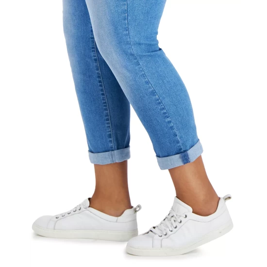 Best Pirce π Style & Co Plus Size Girlfriend π Jeans, Created For Macy's Bright White π 11 Best Pirce π Style & Co Plus Size Girlfriend π Jeans, Created For Macy's Bright White π - Image 9