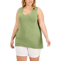 Buy ⌛ Style & Co 👩 Women's Plaid Ponté-Knit Boot-Cut Pull-On Pants, Created For Macy's Deep Black 🎁 -Style & Co Sales unnamed file 898