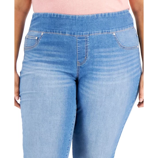 Best Sale β€οΈ Style & Co Plus Size Mid-Rise Pull On Boot-Cut π Jeans, Created For Macy's Haze π 12 Best Sale β€οΈ Style & Co Plus Size Mid-Rise Pull On Boot-Cut π Jeans, Created For Macy's Haze π - Image 10